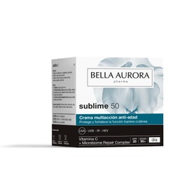 BELLA AURORA Sublime 50 50ml Anti Aging Cream + 50 Day Strengthens Skin Improves Immune Response Softens Dark Spots, Balances Tone, Skin Ages 50+ Lifting Effect