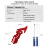 HAFOEEP 2pcs V11 V10 Schalter, 2er-Pack Metall Ersatzteile Trigger Knopf