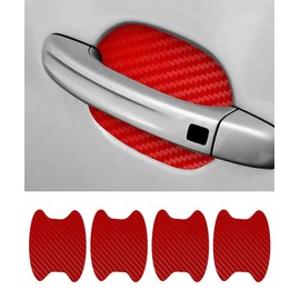 Flaconi 4pcs Car Door Handle Protection, Door Handle Protection Car, Car Door Handle Sticker, Car Door Handle Protective Film, Protection Sticker for Car Door Handles, Universal Fit for Most Vehicles