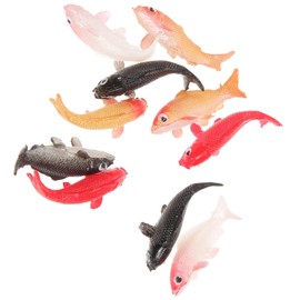 FOMIYES Fake Fish Model Dollhouse Miniature Carps 10pcs Mini Fish Figures 1 12 Scale Fish Small Goldfish Mini Carp Figurines Fairy Garden Accessories Miniature Carp Ornament