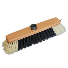 Bürstenmann Indoor Broom with Timber Body, Brown