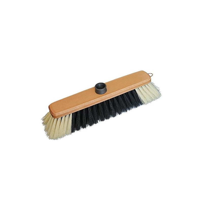Bürstenmann Indoor Broom with Timber Body, Brown
