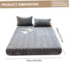 Elastic Bed Sheets Mattress Velvet Cover Winter Velvet Fitted Sheet