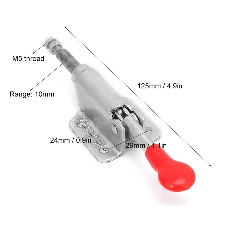 Push Toggle Clamp, Pull Quick-Release Horizontal Lever Action Toggle Clamp,