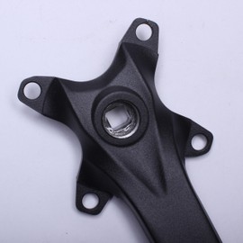 Alps2Ocean Bike Crank Arms,One Pair Universal 152MM/160MM/165MM/170MM/175MM BCD 104MM Square Taper Black Bike Crank Arms for City Bike,MTB,Ebike,Belt Bicycle