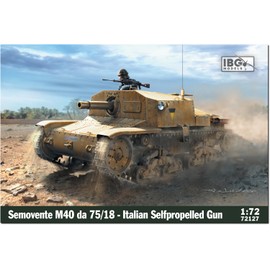 IBG PB72127 1/72 Italy Semovente da 75/18 Assault Gun Plastic Model (Tank)