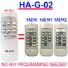 Replacement for GE Window Air Conditioner Remote Control (HA-G-02)