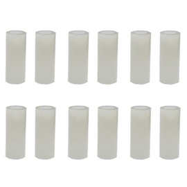 M8 x 25mm White Nylon SPACERS Plastic Standoff Washers Outside Diameter 15mm (Pack of 12)