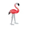 JRose Collections Elegant 10x5cm Glass Crystal Flamingo Figurine – Handcrafted
