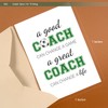 MOSSSH Coach Thank You Card, Soccer Greeting Cards, Thank You