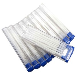 Palillos de dientes interdentales portátiles, cepillo de dientes para cuidado dental dental dental limpio, residuos de alimentos 18 púas por paquete. 5 paquetes, Total of 180 Picks