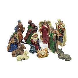Zeitzone Beautiful Christmas Crib Figures 11-Piece Set