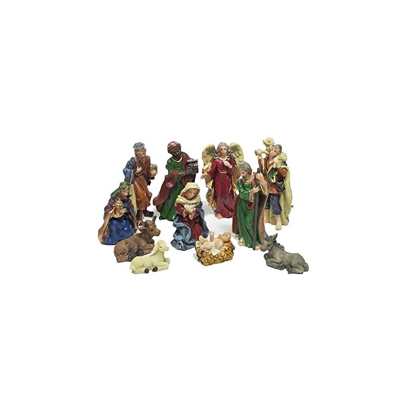 Zeitzone Beautiful Christmas Crib Figures 11-Piece Set