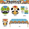 61Pcs Toy Birthday Party Tableware Set, Kids Party Decoration Supplies,