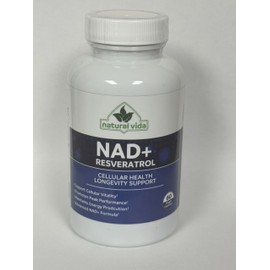 NAD Supplement + Resveratrol - USA Made Plus Boosting Support Celular Health, Stamina and Healthy Aging