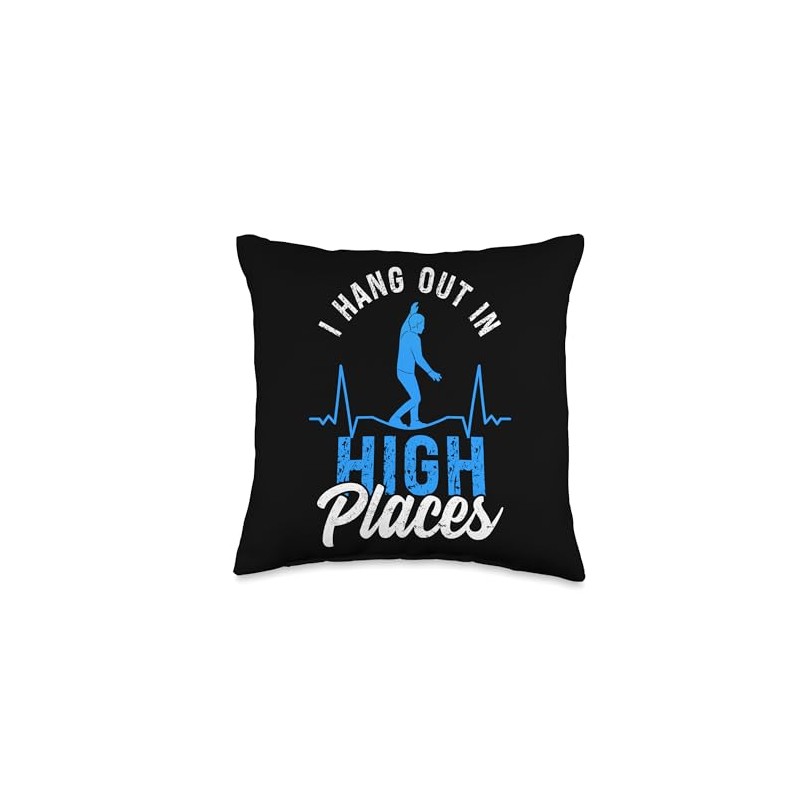 Slackline Accessories Gear Essentials Enthusiast Slacklining Throw Pillow