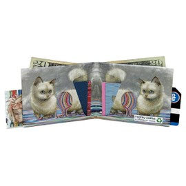 mighty wallet Self Pawtrait by Camilla d'Erirco - Tyvek Wallet