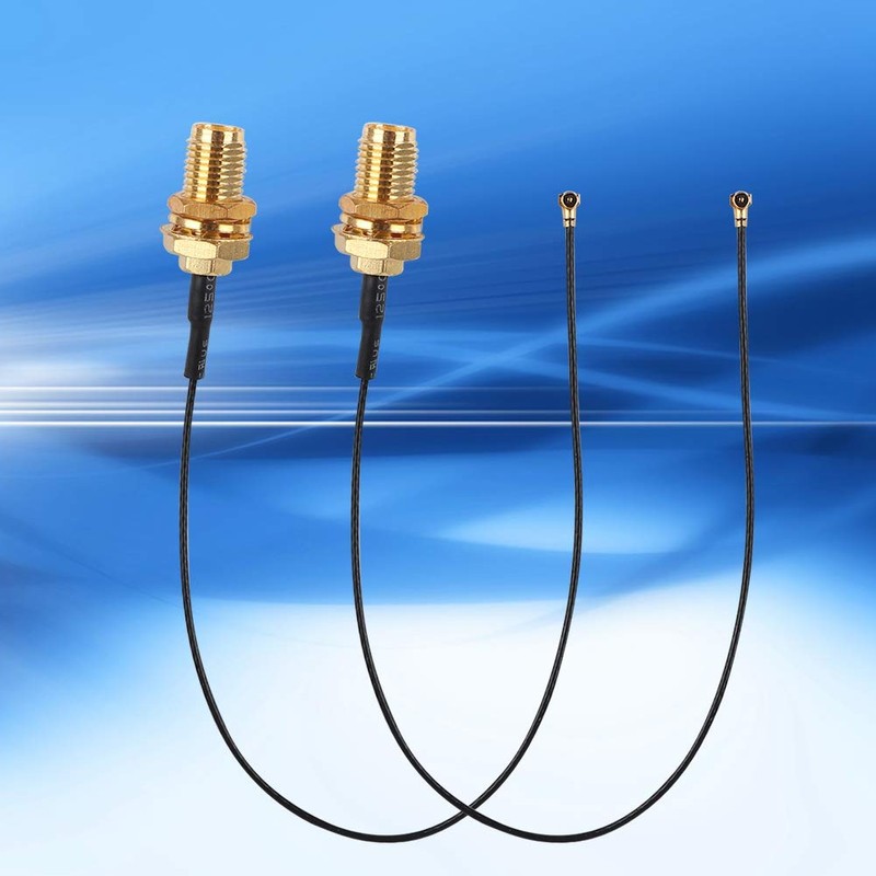 IPEX 4 to Male Thread Antenna, 2PCS RF0.81Omnidirectional Internal Pin