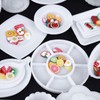 tomtask Dollhouse Miniature Plastic Plates Plates Plates Set of 33
