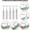 Electric Soldering Iron Set, 60W Adjustable Temperature Soldering Iron Tools