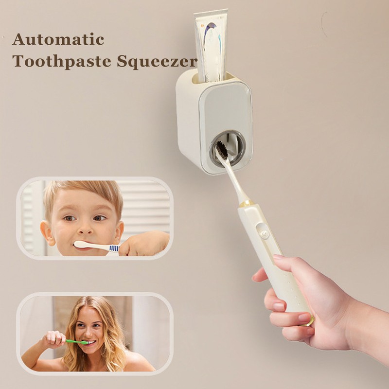 Toothbrush Holder Bathroom Hanging Vanity Tooth Brush Organizer Punch Free