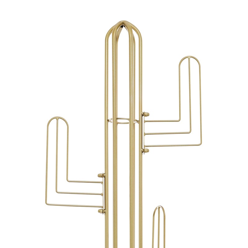 WsrrLun Freestanding Coat Rack, Cactus Shape Clothing Stand with 6