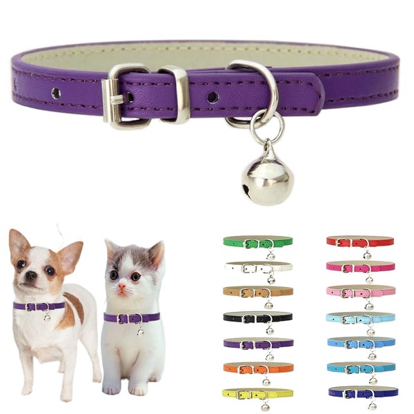 XS Dog Collar with Bell Cat Collar with Bells Cat