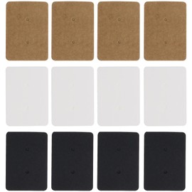 VGOL 300Pcs Mini Earring Display Cards Kraft Paper Earring Tags Mini Hair Clip Display Cards Paper Earrings Display Holder for Display And Organizing