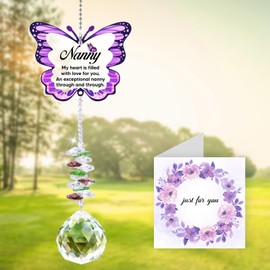 Nanny Gifts, Gifts for Nanny Grandma from Grandchildren Sun Catchers, Nanny Birthday Gifts, Mothers Day Nanny Gifts from Grandkid,Gifts for Nana Nan, Presents for Grandma