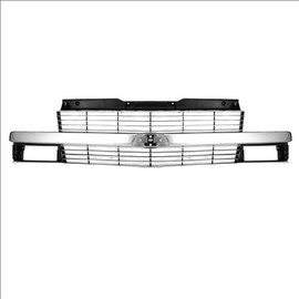 CarPartsDepot, Front Complete Grille Grill Replacement Kit, 400-15452 GM1200371 19130758
