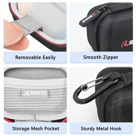 RLSOCO Case for Bose QuietComfort Earbuds 2024 (Bag Only) - Black