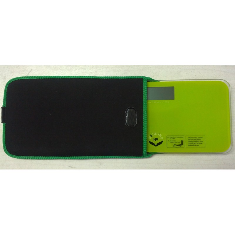 NEWLINE NY NewlineNY Green Mini Bathroom Travel Scale with Protection