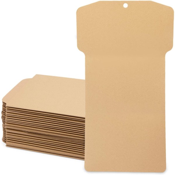 Adult Cardboard Shirt Form, Arts and Crafts Supplies (17 x 30 in, 24 Pack) Brown