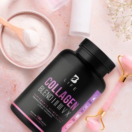 Mezcla De Colágenos Tipo I, II, III, V Y X 180 Cápsulas B Life