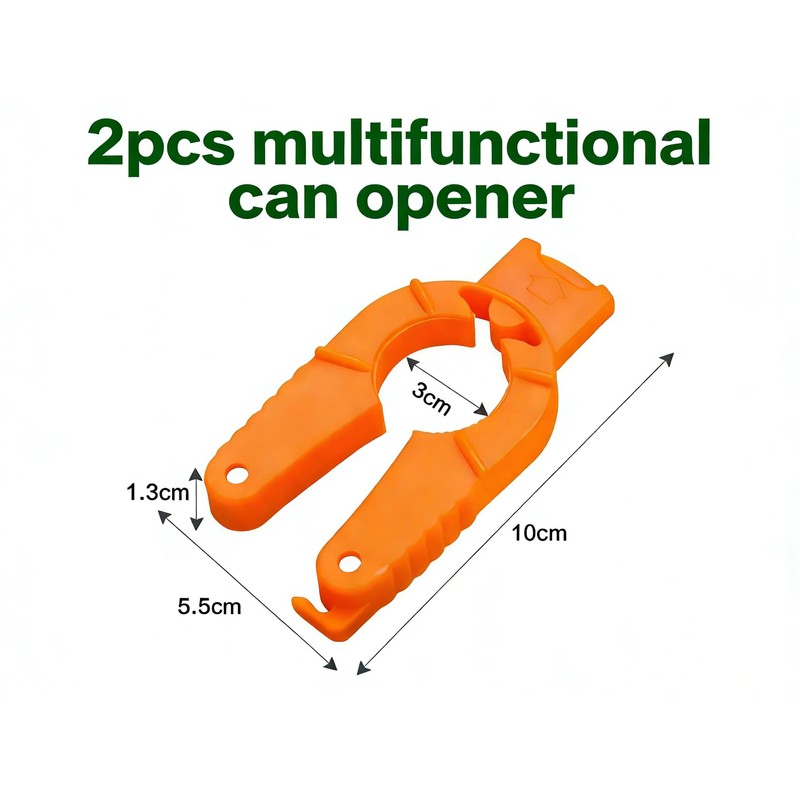 YOFAN 2PCS Can and Bottle Opener, Multifunctional Opener for Weak
