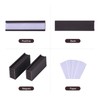 100 Pieces Magnetic Label Holders with Magnets Magnetic Data Card