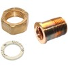 Viega 320232 Model 3335 Connection Screw Fitting Red Brass Flat