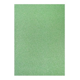 A4 Green Glitter Card Glitter Paper Non Shed Sparkle Craft Sheets Sparkle Card 250gsm Bling Crafting Card Glitter Cardstock Acid Free Card Making Scrapbooking Arts & Crafts (Green - 10 Sheets)