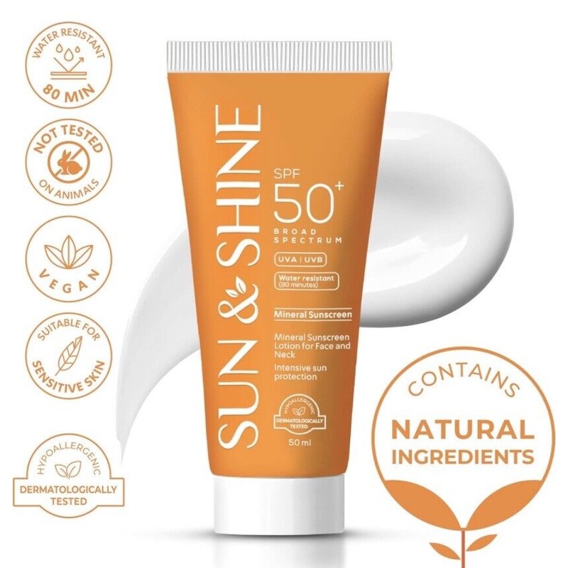 Sun&Shine Sun& Shine Mineral Sunscreen For Face & Neck skin