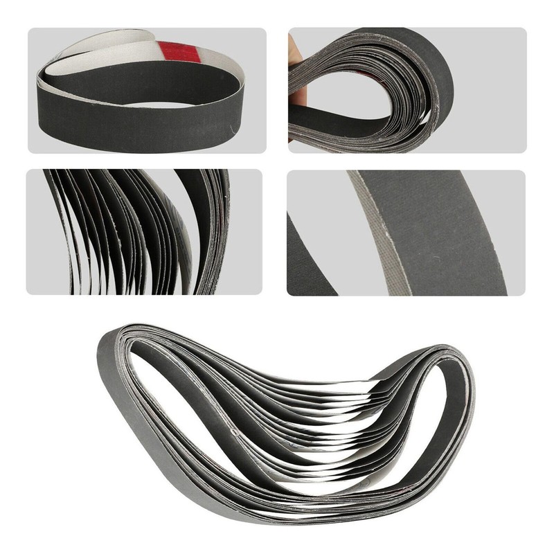 30PCS 1 Inch x 30 Inch 600/800/1000 Grit Sanding Belts