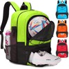 Hsmihair Soccer Bag-Soccer Backpack&Backpack for&Football Volleyball& Basketball,with Ball Compartment and