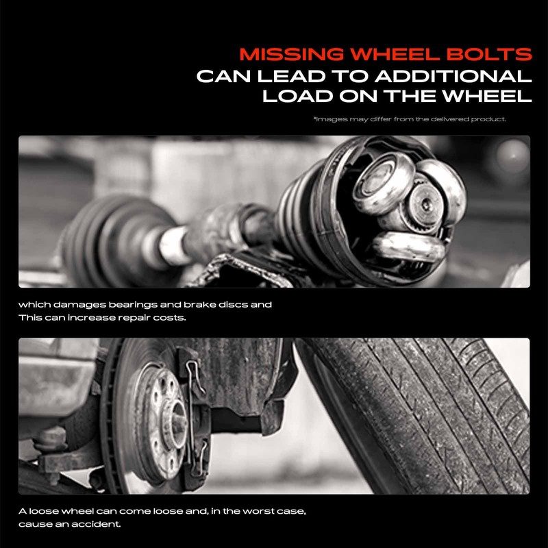 Frankberg 10x Wheel Nuts Front Rear Compatible with Discovery Sport