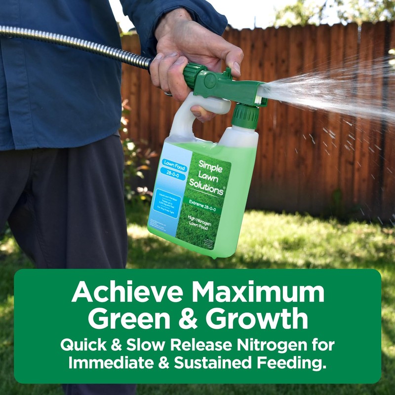 Maximum Green & Growth Fertilizer High Nitrogen 28-0-0 Liquid Lawn