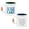 Mud Pie Go Lake Oar Handle Mug, 20 oz