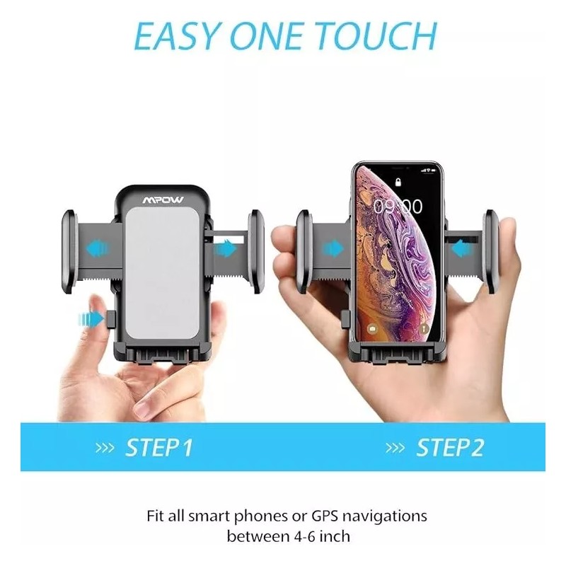 Mpow Gen-2 Car Phone Holder Windshield Car Phone Mount For