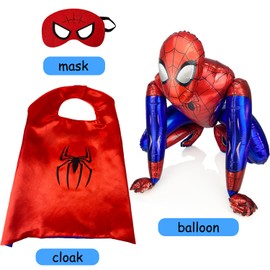 medium-sized Foil Mylar Balloons & Gliding Jumbo Balloons - Multicolor Party Decorations for Birthdays, Anniversaries, Superhero Theme Events