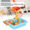 Dinosaur Electronic Dishwasher Toys 2 in 1 Kitchen Sink Toys