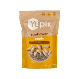 Yupik Raw Sunflower Seeds, Shelled, 10.1 Oz, Kosher, Gluten-Free, Unsalted Sunflower Kernels, No Shell, Healthy Snacks, Source of Omega-6 and Fiber