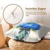 Uynfident Hydrangea Throw Pillow Cover 18x18inch Set of 2 Spring