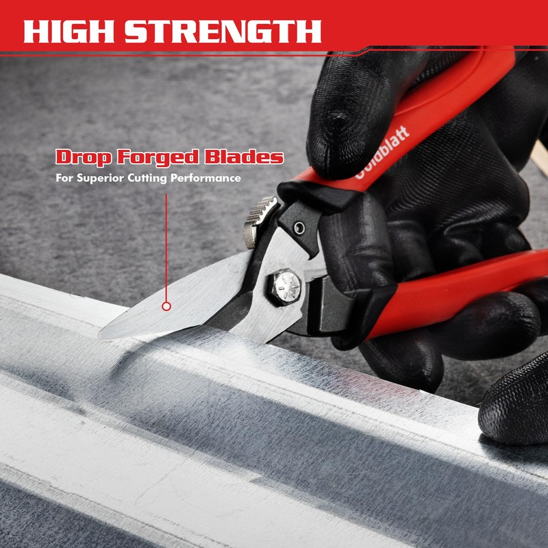 Goldblatt 3PCS Heavy Duty Scissors, Multipurpose Shop Scissors, Drop Forged